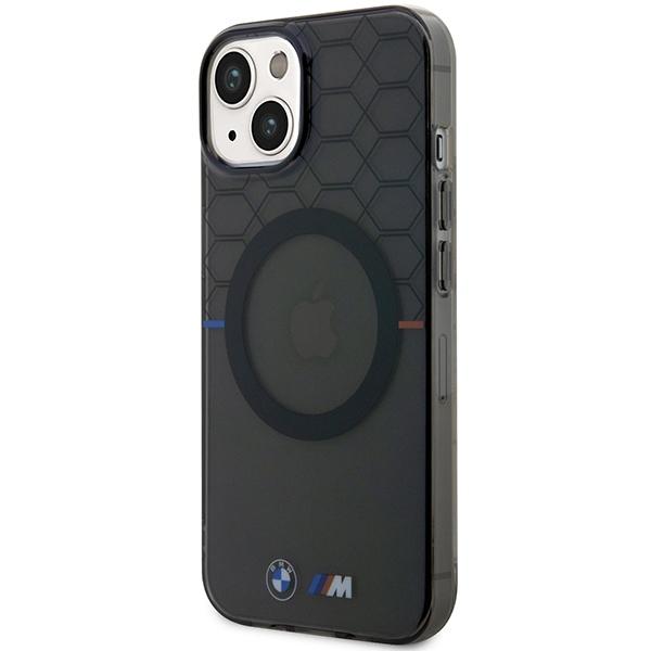 BMW BMHMP14SHGPK iPhone 14 / 15 / 13 6.1" gray/grey Pattern MagSafe Case
