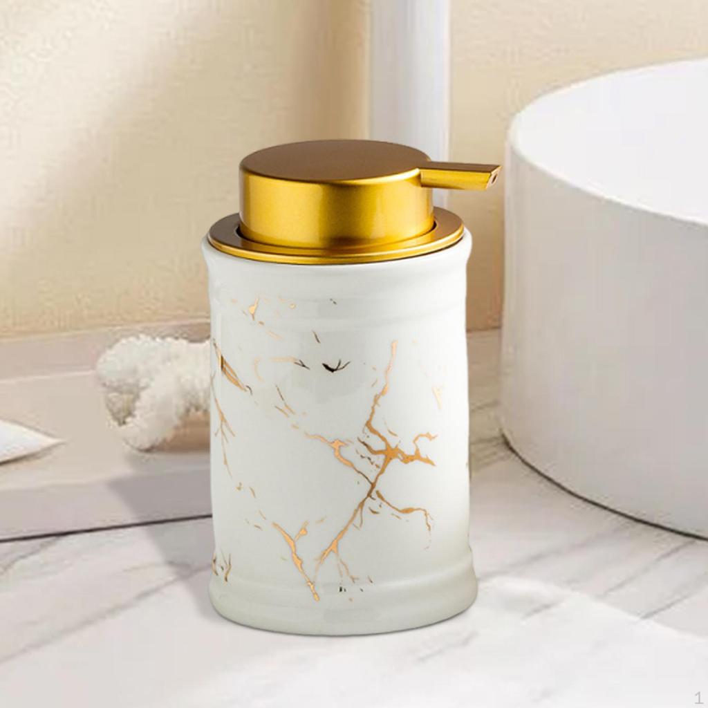 Dispenser di Sapone Schiumogeno per Mani Facilmente Riempibile Contenitore da 320ml Flacone con Pompa Schiumogena per Famiglia