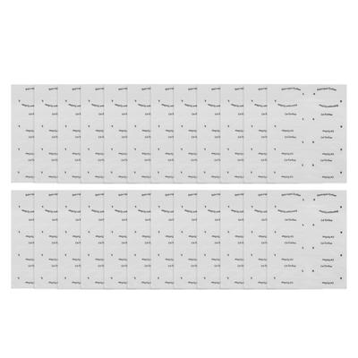 24pcs Eyeliner Eyebrow Stencils Kit Professional Eye Makeup Template Pads Quick Makeup Tool for Beginners Makeup Artist