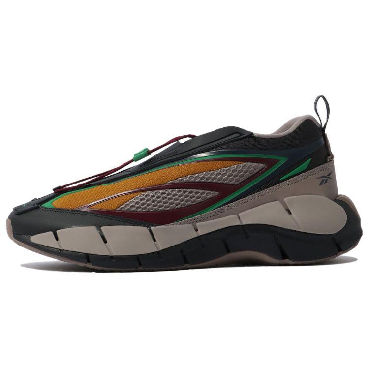 Reebok Zig 3D Storm Hydro Comfortable Durable Low Top Running Shoes Men Running Shoes Graphite Black Brown GY5622