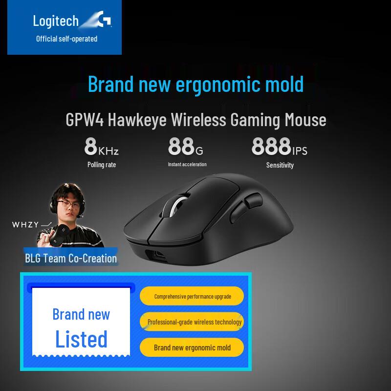 Logitech G PRO X SUPERLIGHT 2 DEX 8K Wireless Gaming Mouse