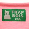 FRAPBOIS Sea Otter Print French Sleeve ZOO Boat Neck T-shirt 1 Animal Women Used
