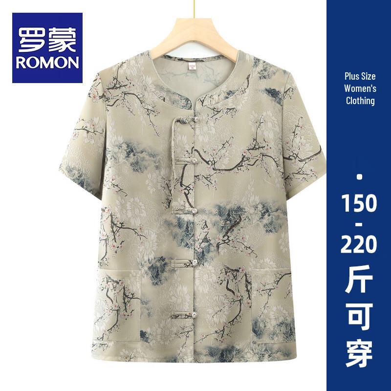 Romon Women s Summer Loose-Fit Blouse XL