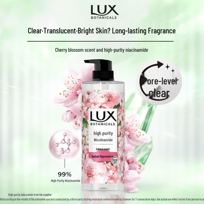 LUX Plant Essential Oil Fragrance Shower Gel Duo Set