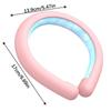Wearable ice neck wrap summer heatstroke prevention Outdoor sports cooling tube Reusable Cold gel Neck cooler for hiking running