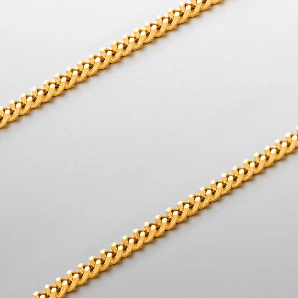 Men's Luxury Hip Hop Cuban Chain Necklace - Stainless Steel, Simple Design