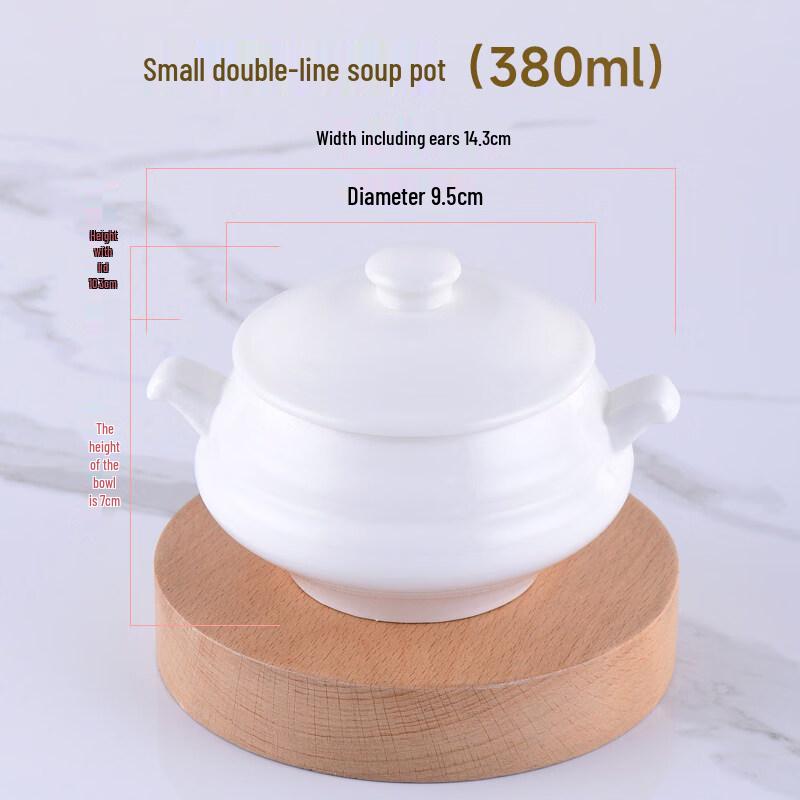 

Ceramic Double-Boiler Stew & Soup Cups