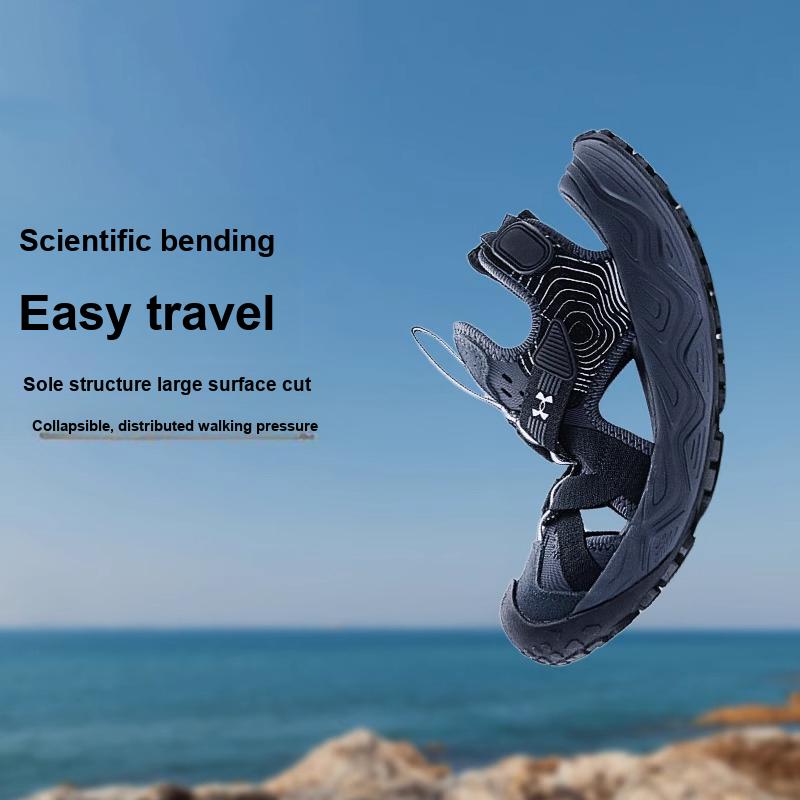 Under Armour Student Beach Shoes Comfortable Versatile Fashion Sports Casual Water Shoes Kids Sandals 2421505-014