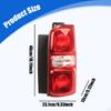 Car LED Tail Lamp Rear Light Directly Accessories Assembly Taillight for