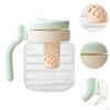 Glass Tea Cup with Infuser Mug 950ml Drinking Cute Leakproof Clear Bottle