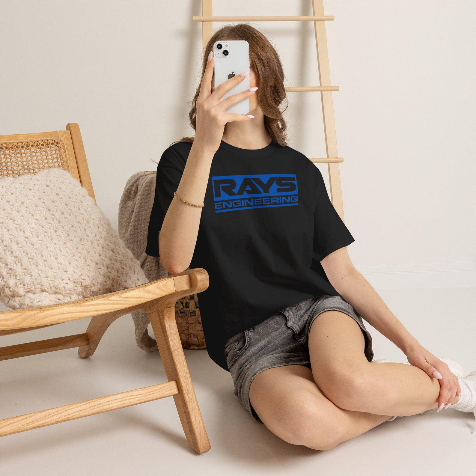 Rays Engineering JDM T-Shirt, Volk Racing Logo Graphic Tee, Unisex Streetwear Shirt S