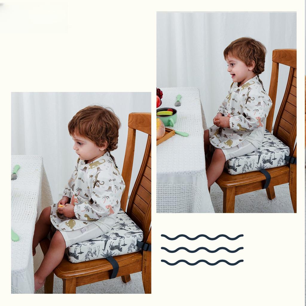 Portable Waterproof Children's Booster Seat Cushion for Outings, Baby Dining Chair Sponge Booster Cushion