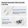 HIDIZS MK12 Monitors 12mm Large Dynamic Driver Pure Magnesium Dome Diaphragm Magnet Wired Earphones Studio Grade Sound Triple Filter x 9 Tone Tuning