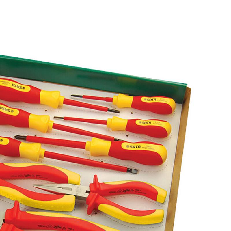 SATA 9-Piece VDE Insulated Electrician's Tool Set