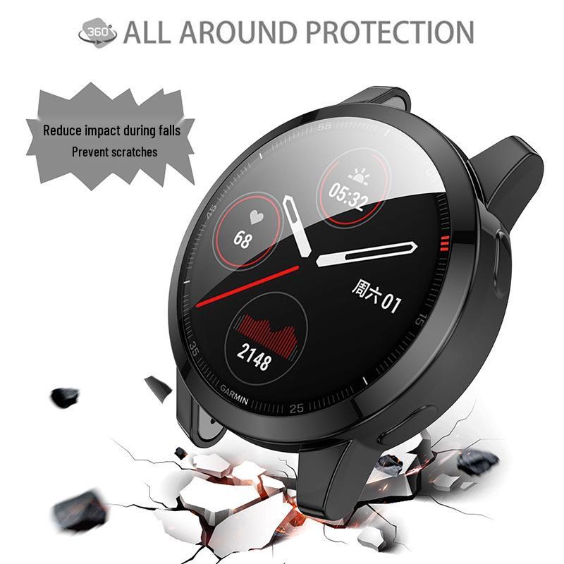 Garmin Vivoactive 4/4s & Venu 2/2S Electroplated Full Coverage Anti-drop Touchscreen Protective Watch Case