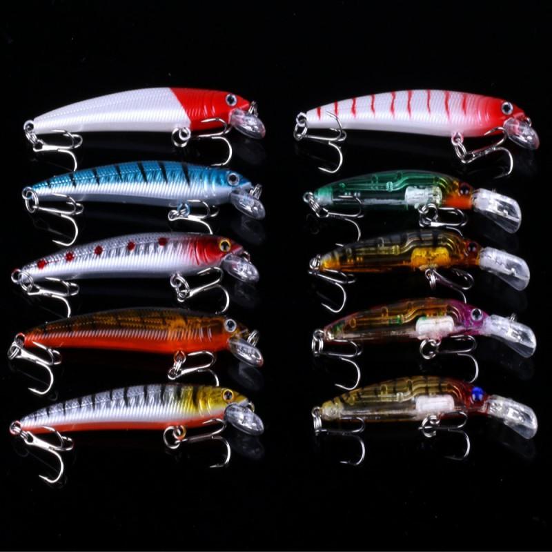56-Piece Artificial Lure Set Freshwater Saltwater Fishing Plastic Soft Baits Crankbaits Spinnerbaits Jigs Topwaters