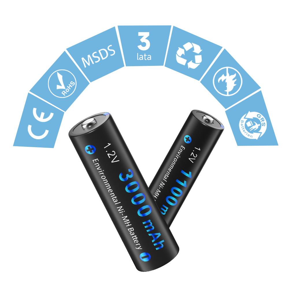 PALO 1.2V AA AAA NIMH Rechargeable Battery Batteries 2A 3A With 12 Slots LCD USB Fast Battery Charger for 1.2V AA AAA Battery