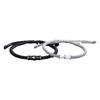 Unique Bamboo Patterned Couple Bracelets Braided Wrist Rope Accessory for Lovers Seeking Meaningful Accessories