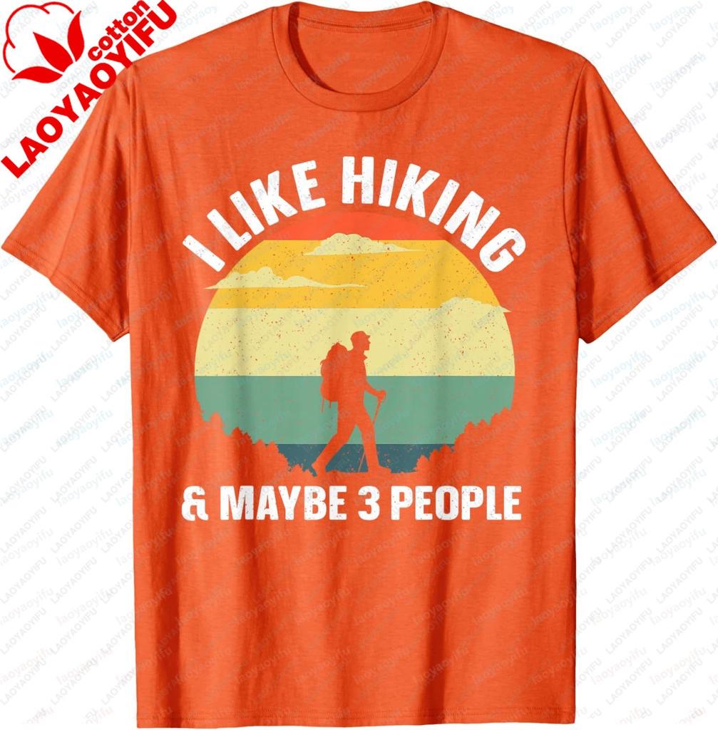 Best Hiking Graphic for Unisex Women Outdoorsy Hiker Hiking TShirt Cotton Vintage Clothes Tops Short Sleeve Camisas Streetwear