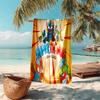Beach Towel with Superthings3 Pattern - soft,absorbent,machine washable Lightweight&Modern,swimming,Travel Essentials