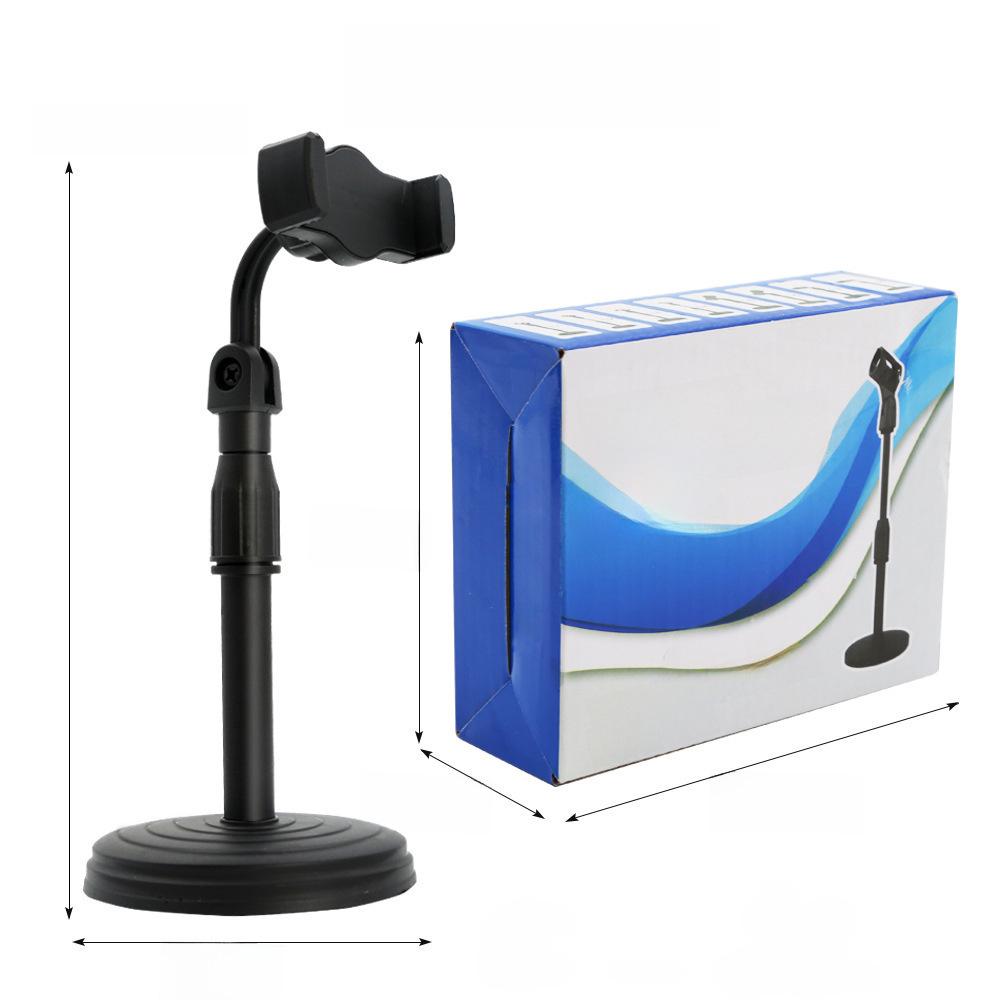 Universal Multi-Function Mobile Phone Stand with Adjustable Desktop Mount for Live Streaming and Photography