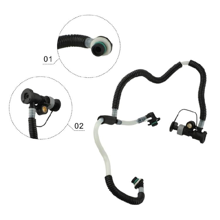 Replacement Fuel Return Hose Injector Hose Leak Line Fuel Return Line Hose Automotive Accessories for W163 W203