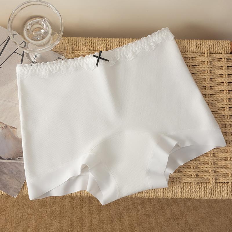 Women's Summer Thin New Lace Cotton Grade 10A Anti Bacterial Crotch Flat Angle Underwear
