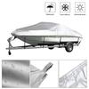 Boat Cover Yacht Outdoor Protection Waterproof Boat Cover Fabric Anti-smashing Tear Proof Silver Reflective 11-22FT