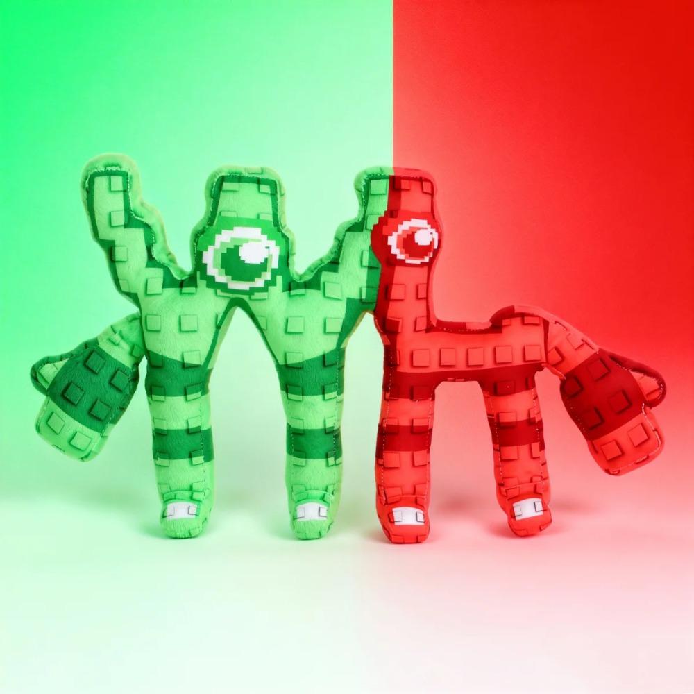 W o L Rubare un Giocattolo Peluche Arcobaleno Brainrot WL No. 77 Bambola Giocattolo Ripiena Gioco Periferiche per Fan di Giochi Bambini Natale 77 Decorazione Regalo