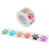 500Pcs Colorful Paw Print Stickers Dog Cat Paw Labels Stickers Reward Sticker