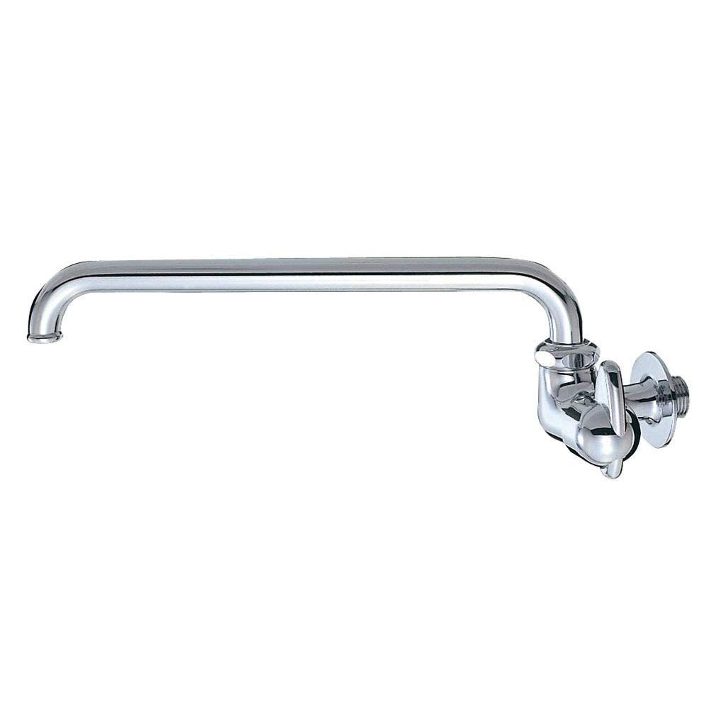 SANEI Mini Cera Horizontal Flexible Faucet, Lever Handle, 90-Degree Opening/Closing, JA205-L2-13