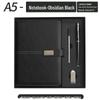 Personalized A5 Notebook Gift Set: Premium Business Diary with Logo Printing for New Year Corporate Gifting.