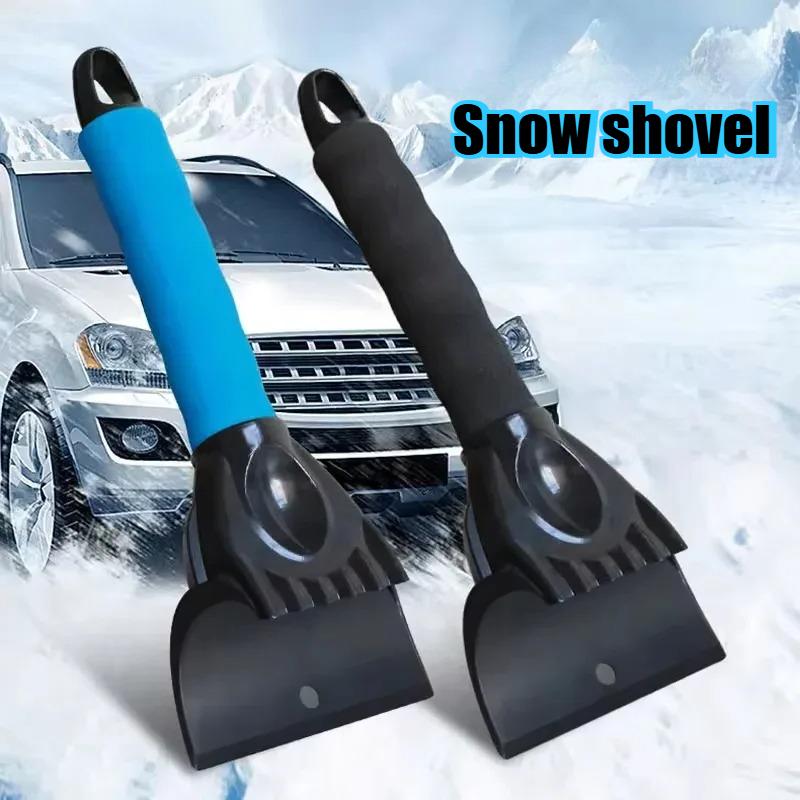 Car Windshield Snow Shovel Ice Scraper Tool for Removing Snow Frost from Windows Doors Winter Cleaning Accessories Durable