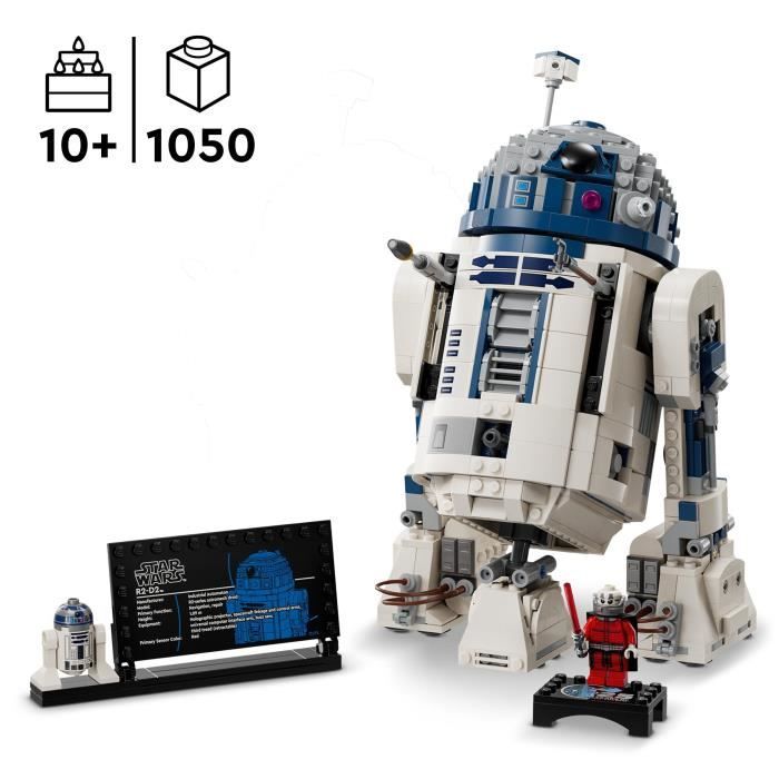 LEGO Star Wars 75379 R2-D2, Buildable Droid Toy, Gift for Kids, Battle Game