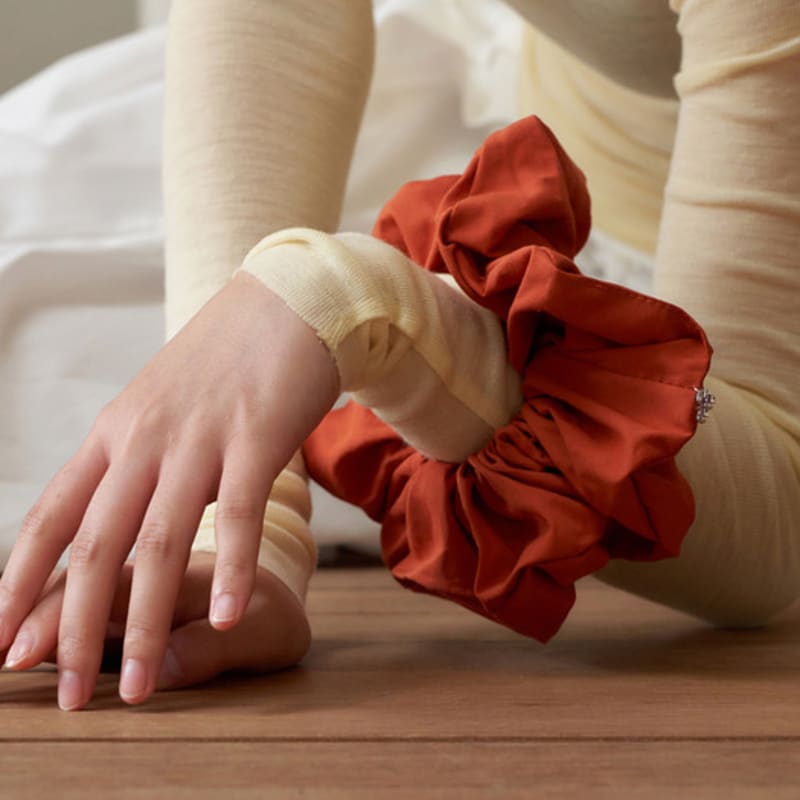 geegee rustle big scrunchie (4color)