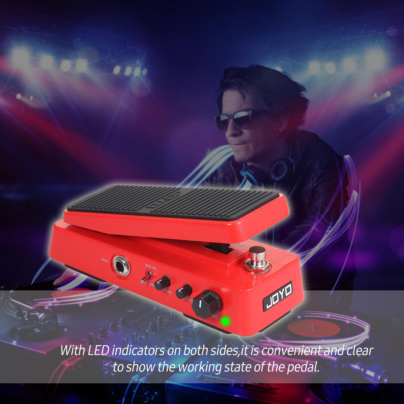 JOYO 2-в-1 педаль эффектов для электрогитары с регулируемыми тонами и громкостью — фото 5