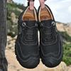 Man Travel Casual Shoes Leisure Walking Climbing Men's Footwear Outdoor Camping Hiking Shoes Men Genuine Leather Sports Sneakers