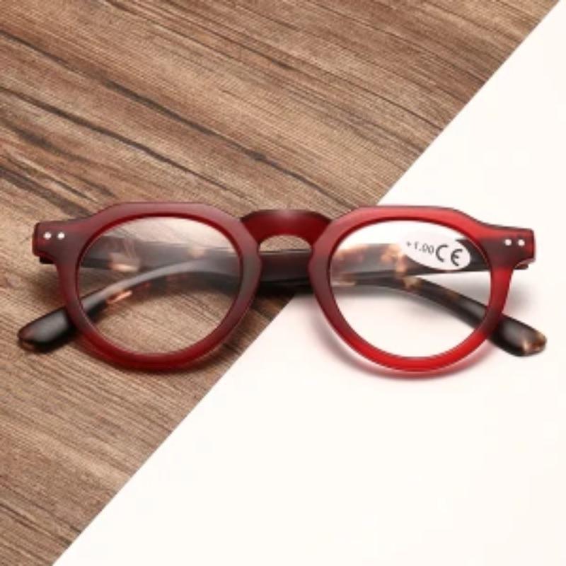 New style, niche style, Japanese retro small round frame reading glasses, classic simple and popular