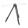 Fishing Rod Tripod Telescopic Space Saving Aluminum Alloy Sturdy Folding Tripod Sea Fishing Pole Bracket Lightweight for Beach