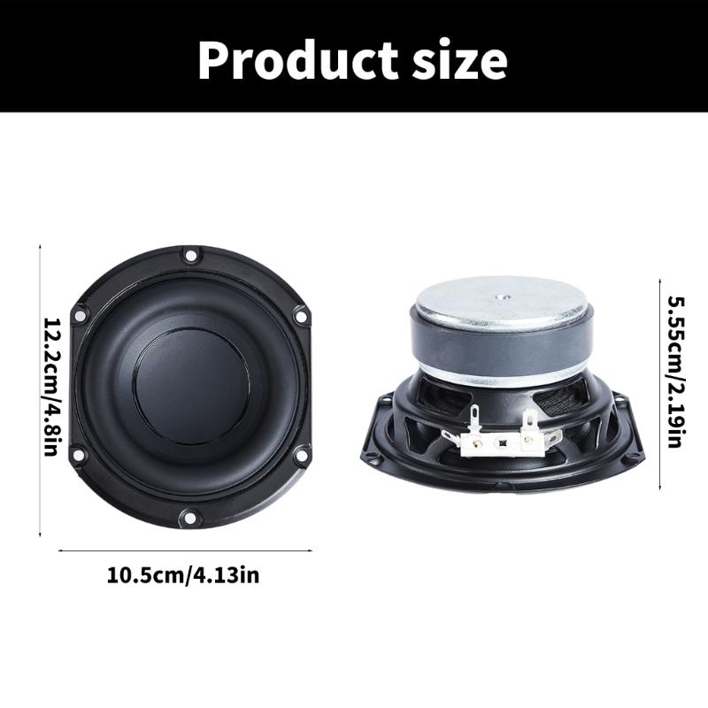 Super Bass Audios Woofer HiFi Home Sound Theater Bass Speaker Sound Music Bookshelf Loudspeaker Subwoofer Speaker 4ohm