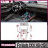 For Mazda CX30 -2024 Car Center Console Gear Panel Navigation Screen TPU Interior Protective Film Anti-Scratch Repair LHD