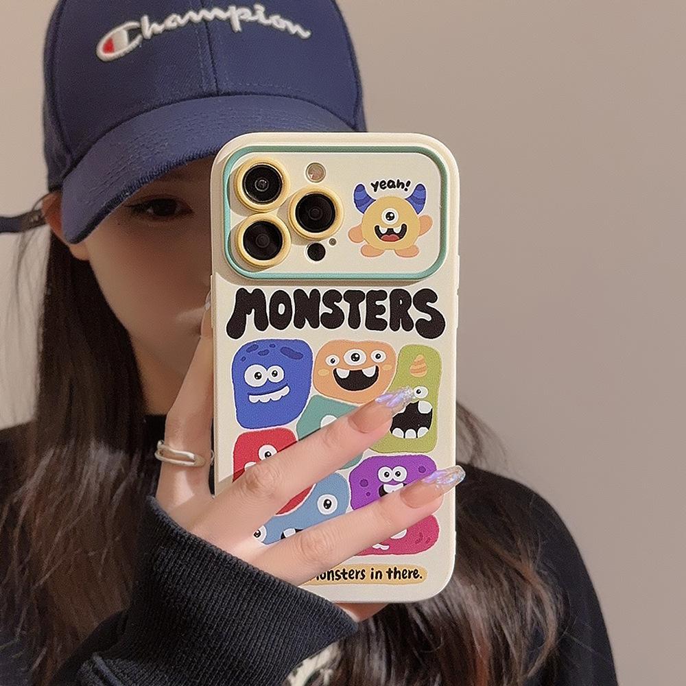 Ins Alien Monster for IPhone 17 for Apple 15 Phone Case 13promax Personalized Cartoon 16Pro for Huawei