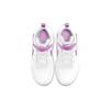 Nike Mid 2 Retro Casual Slip-Resistant Shock Absorbing Durable Mid-Top Kids Skate Shoes Kids skate shoes White Purple CD7783-103