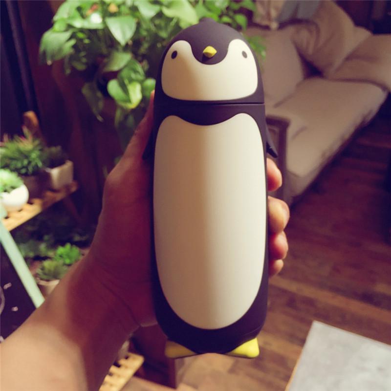 Penguin Stainless Steel Thermos Vacuum Flasks Cartoon Thermo Cup Portable Thermal Insulated Mug Chil