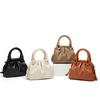 Women's Pleated Clip Cloud Bag 2025 Summer New Simple and Versatile Pu Leather Single-shoulder Crossbody Bag Purse Hand Bags Sac