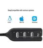 4-Port USB Hub Splitter Socket Strip