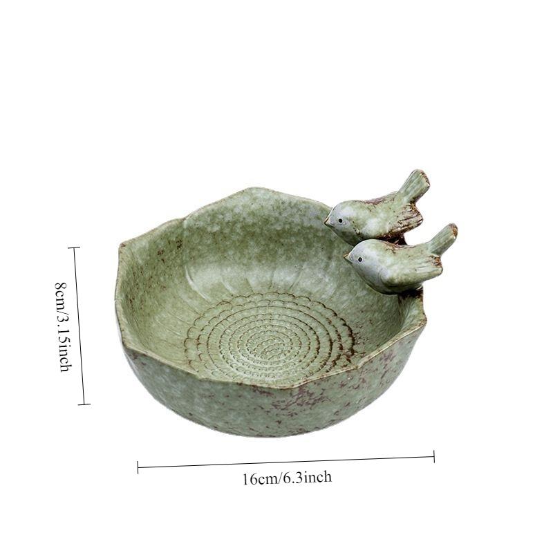 Hydroponic Ceramic Bird Flowerpot, Non Porous Bowl Lotus, Fish Farming
