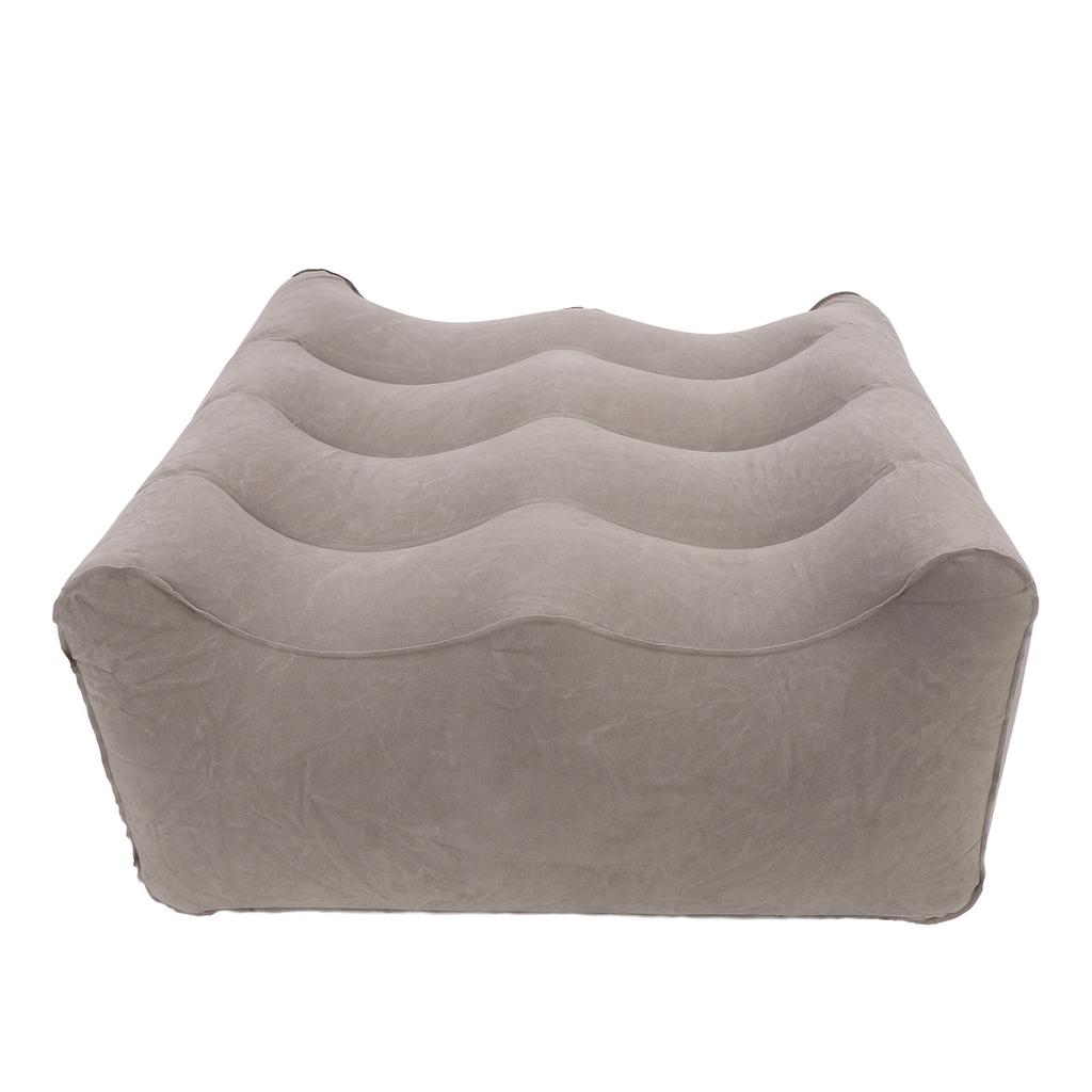Leg Elevation Pillow Inflatable Wedge Pillow Wave Comfort Leg Pillow for Sleeping PVC Flocking Multipurpose
