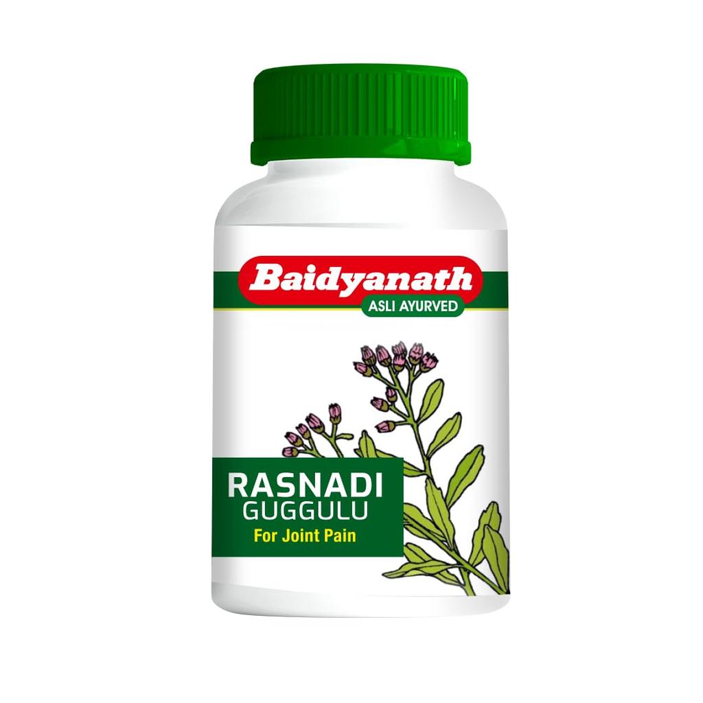 Baidyanath Rasnadi Guggulu 80 Tablets Ayurvedic Joint Wellness Blend for Stiffness and Mobility Support