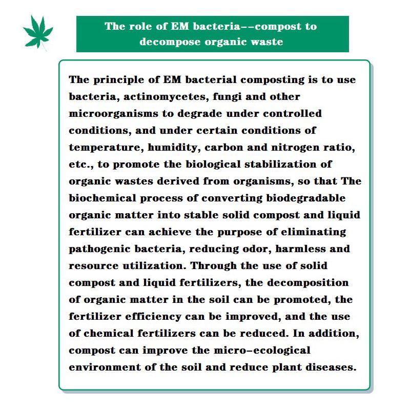 120ml Fermentation EM Bacteria Bokashi Compost Special Accelerated Fermentation Decomposing Organic Waste Fruits Vegetables